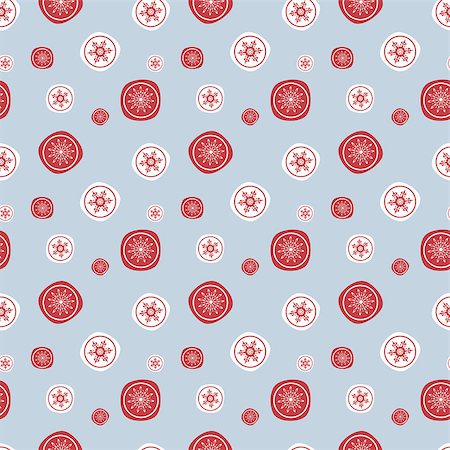 simsearch:400-07215586,k - Christmas seamless background with vintage style snowflakes. Illustration can be copied without any seams. Vector eps10.  Original background good for cards, posters, web design, textile print, banners etc. Stock Photo - Budget Royalty-Free & Subscription, Code: 400-08257893