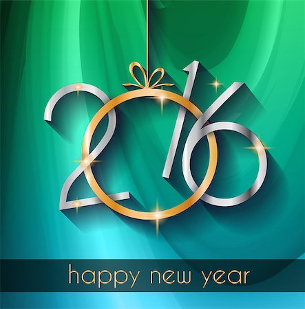 simsearch:400-08318552,k - 2016 Happy New Year Background for your Christmas dinner invitations, festive posters, restaurant menu cover, book cover,promotional depliant, Elegant greetings cards and so on. Stock Photo - Budget Royalty-Free & Subscription, Code: 400-08258310