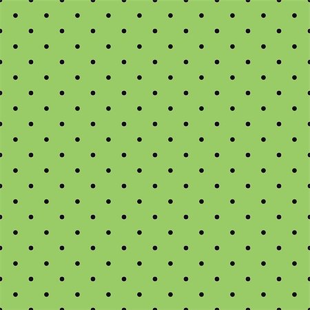 simsearch:400-07428310,k - Tile spring vector pattern with black polka dots on fresh grass green background. Stock Photo - Budget Royalty-Free & Subscription, Code: 400-08259991