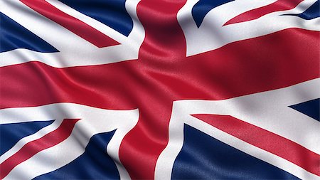 simsearch:400-08250314,k - Beautiful flag of the United Kingdom waving in the wind Stock Photo - Budget Royalty-Free & Subscription, Code: 400-08250317