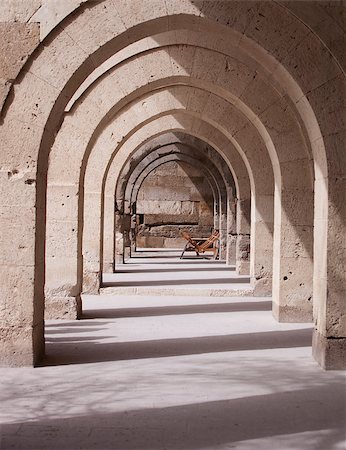 Architectural stone arches on building exterior in Turkey Stock Photo - Budget Royalty-Free & Subscription, Code: 400-08250399