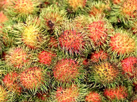 simsearch:400-09220883,k - Delicious tropical fruit rambutan photographed close up Stock Photo - Budget Royalty-Free & Subscription, Code: 400-08250629