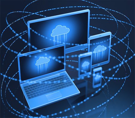 simsearch:693-06403524,k - Electronics social media inside of cloud computing. Stock Photo - Budget Royalty-Free & Subscription, Code: 400-08250663