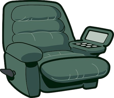 simsearch:845-05837814,k - Reclining Chair Illustration Foto de stock - Royalty-Free Super Valor e Assinatura, Número: 400-08264219