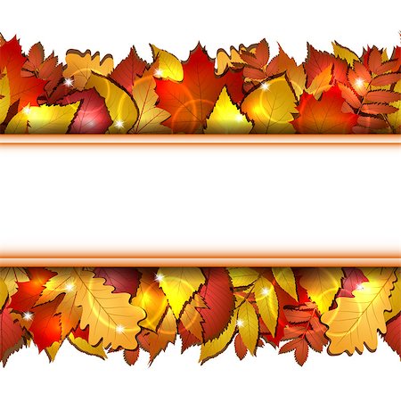 simsearch:400-04228440,k - seamless with red and yellow autumn leaves. vector illustration Foto de stock - Super Valor sin royalties y Suscripción, Código: 400-08260080