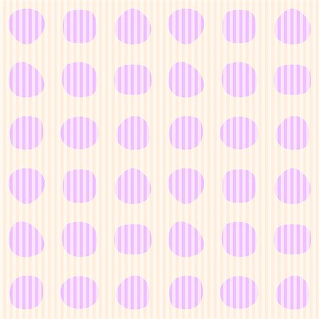 simsearch:400-06640545,k - Vintage vector seamless pattern with striped round shapes Stock Photo - Budget Royalty-Free & Subscription, Code: 400-08261193