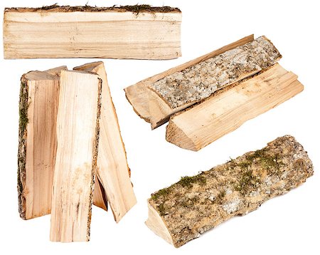 simsearch:400-06797086,k - Collection of firewood isolated on white background Stock Photo - Budget Royalty-Free & Subscription, Code: 400-08261267