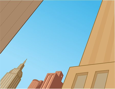 City Sky Scene Background for Superhero Comics and Animation Photographie de stock - Aubaine LD & Abonnement, Code: 400-08263945