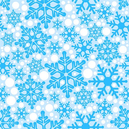 simsearch:400-07215586,k - Blue background seamless snowflakes. Illustration in vector format Stock Photo - Budget Royalty-Free & Subscription, Code: 400-08263953