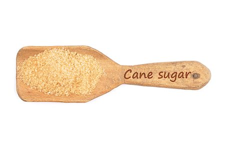 Brown cane sugar on shovel Stock Photo - Budget Royalty-Free & Subscription, Code: 400-08285050
