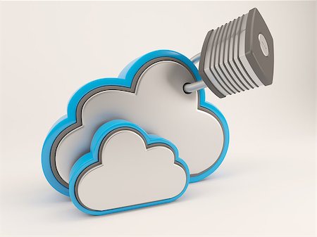 simsearch:400-07504762,k - 3d render of a cloud drive icon Photographie de stock - Aubaine LD & Abonnement, Code: 400-08285092