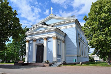 finland landmark - Hamina, Finland.  Lutheran church Stock Photo - Budget Royalty-Free & Subscription, Code: 400-08286988