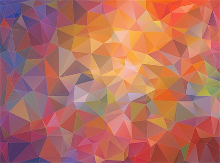 simsearch:400-08345289,k - Flat multicolored mosaic triangle background for web design Stock Photo - Budget Royalty-Free & Subscription, Code: 400-08287104