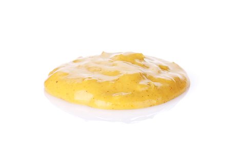 simsearch:400-06919406,k - Mustard sauce. Isolated on white background Foto de stock - Royalty-Free Super Valor e Assinatura, Número: 400-08287412