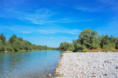 An image of the Isar near Pupplingen Bavaria Germany Stock Photo - Budget Royalty-Free & Subscription, Code: 400-08287611