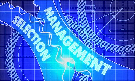 simsearch:400-06559259,k - Management Selection on the Mechanism of Gears. Blueprint Style. Technical Design. 3d illustration, Lens Flare. Foto de stock - Super Valor sin royalties y Suscripción, Código: 400-08287679