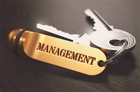 stewardship - Management Concept. Keys with Golden Keyring on Black Wooden Table. Closeup View, Selective Focus, 3D Render. Toned Image. Stock Photo - Budget Royalty-Free & Subscription, Code: 400-08288412