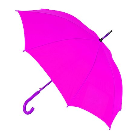 simsearch:400-08556675,k - opened purple umbrella isolated on white background Fotografie stock - Microstock e Abbonamento, Codice: 400-08288741