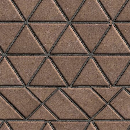 simsearch:845-04826459,k - Brown Pave Slabs in the Form of Triangles and Other Geometric Shapes. Seamless Tileable Texture. Stock Photo - Budget Royalty-Free & Subscription, Code: 400-08289063