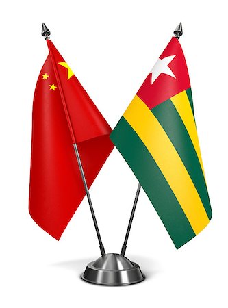 simsearch:400-08160601,k - China and Togo - Miniature Flags Isolated on White Background. Photographie de stock - Aubaine LD & Abonnement, Code: 400-08289865