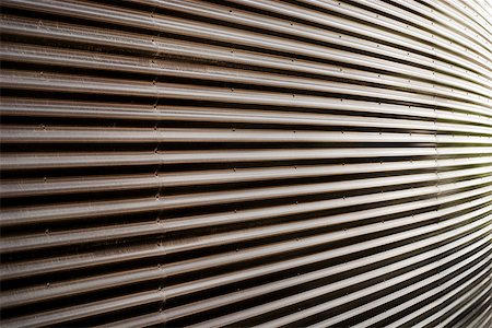 Covering of corrugated iron wall in diminishing perspective texture background Stock Photo - Budget Royalty-Free & Subscription, Code: 400-08282593