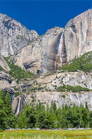 stone walls in meadows - Falls in Yosemite National Park Stock Photo - Budget Royalty-Free & Subscription, Code: 400-08282811