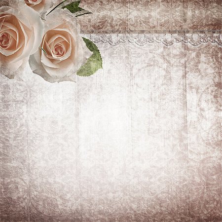 simsearch:400-06557550,k - Vintage background with roses Stock Photo - Budget Royalty-Free & Subscription, Code: 400-08282857