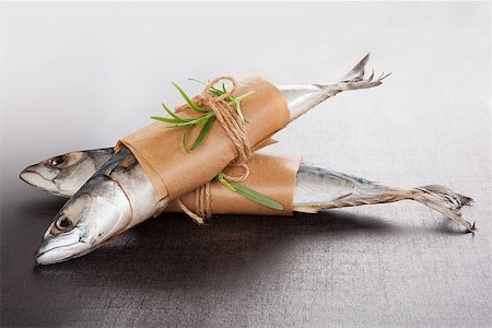 simsearch:400-08070549,k - Delicious fresh mackerel fish on stone background. Stockbilder - Microstock & Abonnement, Bildnummer: 400-08282864