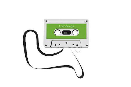 simsearch:400-05152359,k - compact cassette isolated on white background Foto de stock - Super Valor sin royalties y Suscripción, Código: 400-08282990