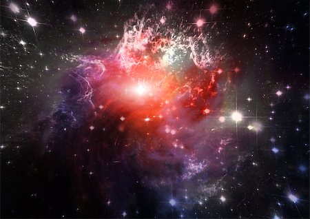 simsearch:400-08430000,k - Far being shone nebula and star field against space. "Elements of this image furnished by NASA". Stockbilder - Microstock & Abonnement, Bildnummer: 400-08283580
