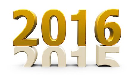 simsearch:400-08575544,k - 2015-2016 change represents the new year 2016, three-dimensional rendering Stockbilder - Microstock & Abonnement, Bildnummer: 400-08283852