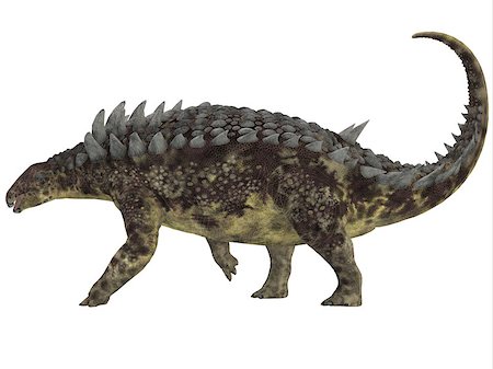 simsearch:400-08332007,k - Hungarosaurus was an ankylosaur herbivorous dinosaur that lived in Hungary during the Cretaceous Period. Foto de stock - Super Valor sin royalties y Suscripción, Código: 400-08283934