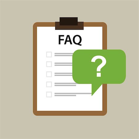 faq frequently asked question icon vector mark paper Foto de stock - Royalty-Free Super Valor e Assinatura, Número: 400-08294116