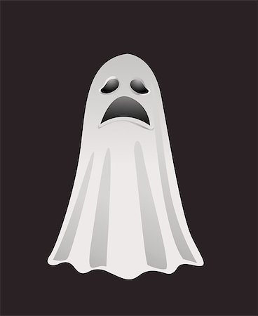 simsearch:400-04135705,k - Halloween ghost for design Foto de stock - Royalty-Free Super Valor e Assinatura, Número: 400-08294420