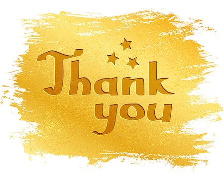 simsearch:400-08818102,k - Thank you text on golden background Stock Photo - Budget Royalty-Free & Subscription, Code: 400-08294670