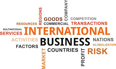 simsearch:400-08652442,k - A word cloud of international business related items Stockbilder - Microstock & Abonnement, Bildnummer: 400-08294673