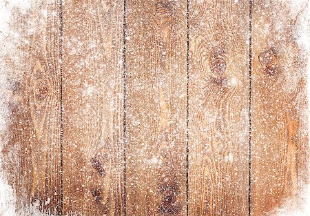 Old wood texture with snow christmas background Stock Photo - Budget Royalty-Free & Subscription, Code: 400-08296764