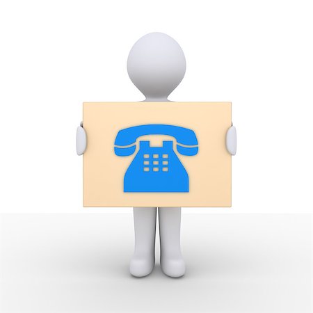simsearch:400-04291703,k - Person is holding a sign with a telephone symbol on it Stock Photo - Budget Royalty-Free & Subscription, Code: 400-08297129