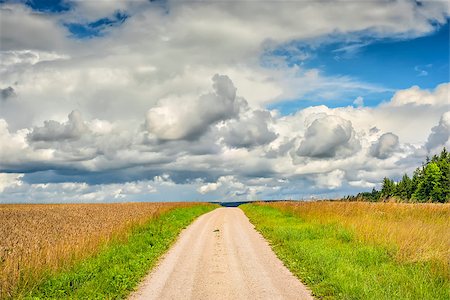 simsearch:877-08128144,k - Image of a path in romantic landscape in Franconia, Germany in summer Photographie de stock - Aubaine LD & Abonnement, Code: 400-08297613