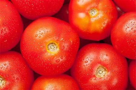 simsearch:400-07212038,k - Fresh garden red tomatoes. Closeup texture Stock Photo - Budget Royalty-Free & Subscription, Code: 400-08298057