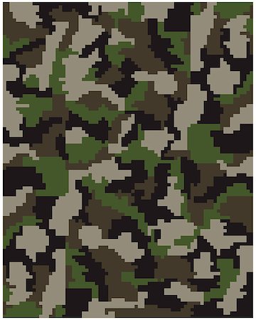 digital camouflage seamless pattern - Seamless pattern of digital  camouflage, vector Stock Photo - Budget Royalty-Free & Subscription, Code: 400-08298538