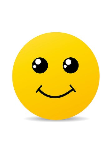 simsearch:400-06076108,k - Modern yellow laughing happy smile Foto de stock - Royalty-Free Super Valor e Assinatura, Número: 400-08298639
