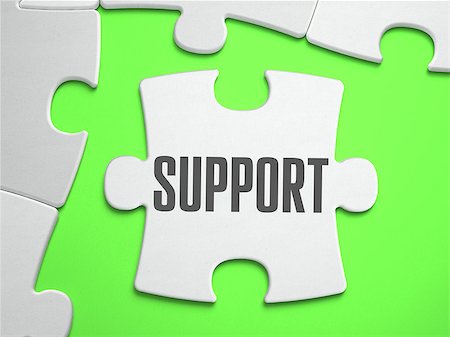 situation - Support  - Jigsaw Puzzle with Missing Pieces. Bright Green Background. Close-up. 3d Illustration. Stock Photo - Budget Royalty-Free & Subscription, Code: 400-08299030