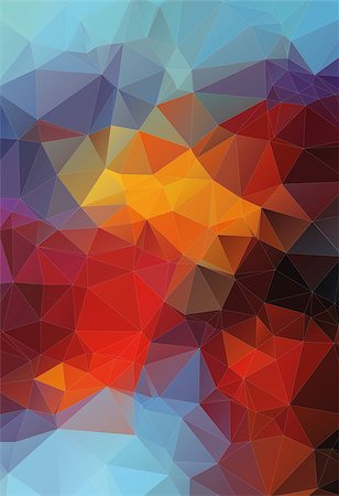 shmel (artist) - Triangle abstract two-dimensional  colorful background for web design Stock Photo - Budget Royalty-Free & Subscription, Code: 400-08299635
