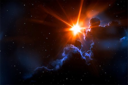 simsearch:400-04279251,k - An image of a strange sun in space Fotografie stock - Microstock e Abbonamento, Codice: 400-08299862