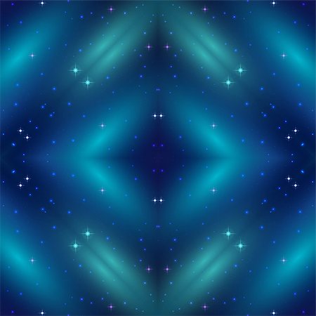 simsearch:400-08553045,k - Blue Abstract Symbolical Seamless Pattern Background with Stars and Color Cosmic Rays Foto de stock - Super Valor sin royalties y Suscripción, Código: 400-08290479