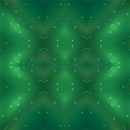 simsearch:400-08553045,k - Green abstract symbolical seamless pattern background with stars and color cosmic rays Foto de stock - Super Valor sin royalties y Suscripción, Código: 400-08290480