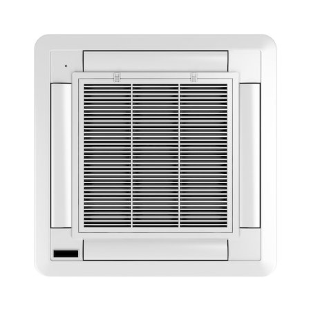 simsearch:400-08572073,k - Ceiling mounted air conditioner isolated on white background Stock Photo - Budget Royalty-Free & Subscription, Code: 400-08290784