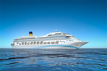 simsearch:400-06067620,k - An image of a nice ocean cruise ship Stock Photo - Budget Royalty-Free & Subscription, Code: 400-08290915