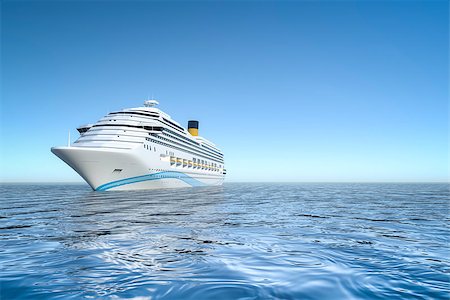 simsearch:400-06067620,k - An image of a nice ocean cruise ship Stock Photo - Budget Royalty-Free & Subscription, Code: 400-08290917